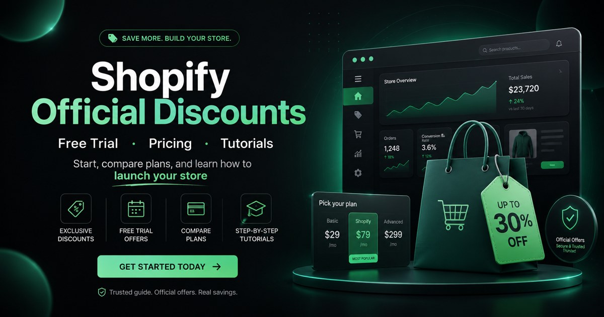 Shopify Official Discounts cover